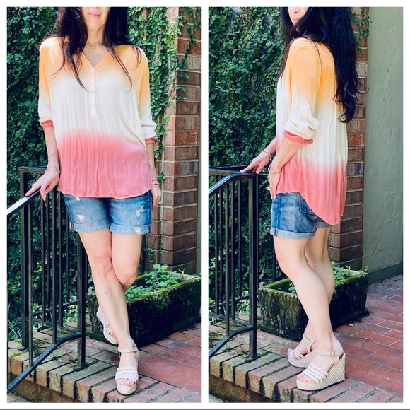OMBRÉ TIE DYE CHIC TUNIC TOP - Picture 5 of 11